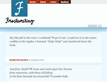 Tablet Screenshot of frostwriting.com